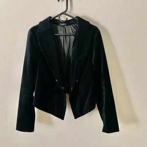 Torrid Size 2 Velvet Military Blazer